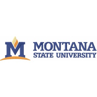 Montana state university logo embroidery design - Embroidery Design