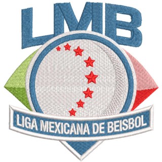 Liga Mexicana de Beisbol logo embroidery design - Embroidery Design