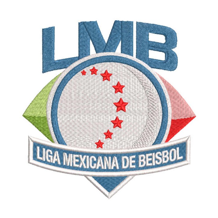 Liga Mexicana de Beisbol logo embroidery design - Embroidery Design