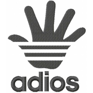 Adios embroidery design - Embroidery Design