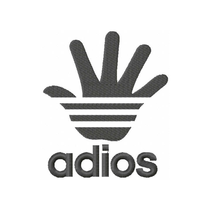 Adios embroidery design - Embroidery Design