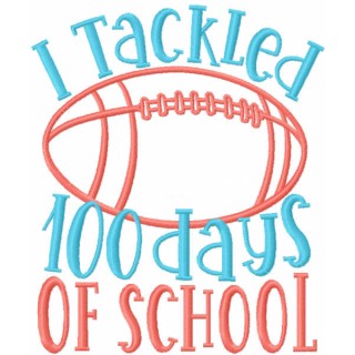I tackled 100 days of school embroidery design - Embroidery Design