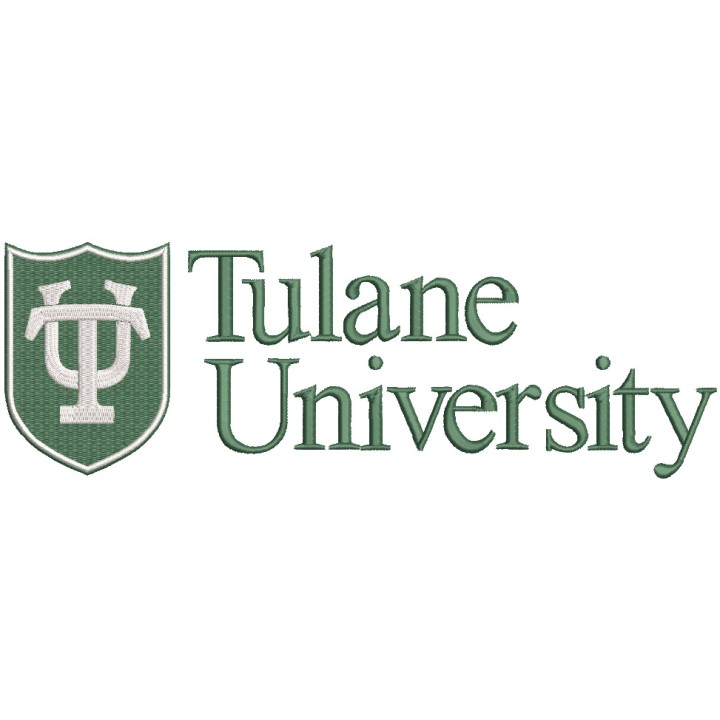 Tulane university logo embroidery design - Embroidery Design
