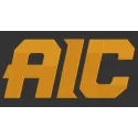 Embroidery design of the AIC Yellow Jackets modern wordmark logo, ideal for stitching on apparel and accessories.