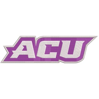 Abilene Christian Wildcats wordmark 2013 logo embroidery design - Embroidery Design