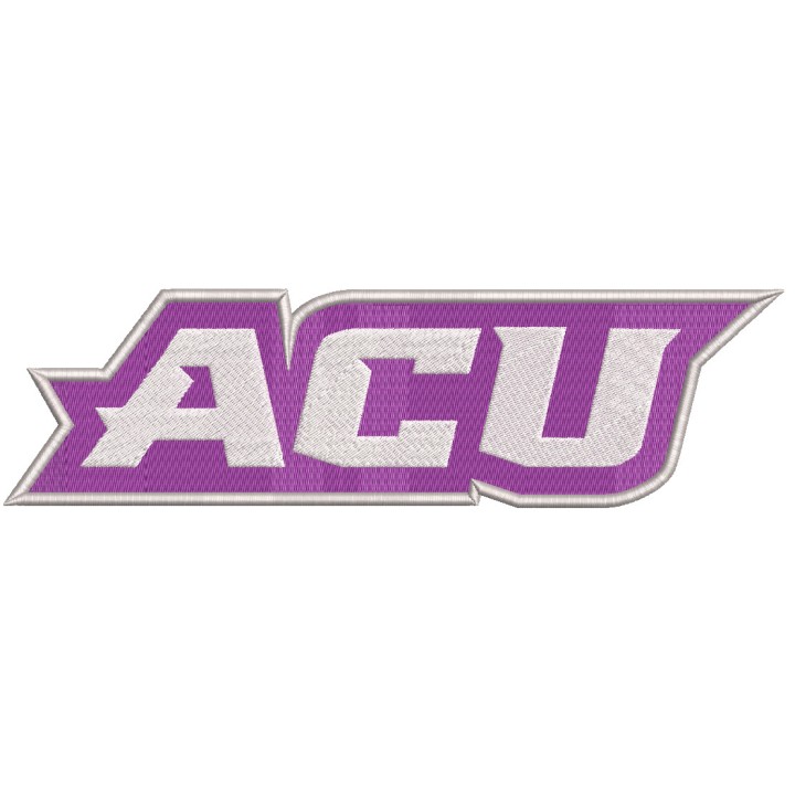 Abilene Christian Wildcats wordmark 2013 logo embroidery design - Embroidery Design