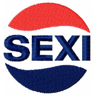 S ex i logo embroidery design - Embroidery Design