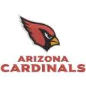 Embroidery design preview of the Arizona Cardinals full logo, showcasing detailed stitching patterns for enthusiasts.