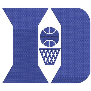 Duke Blue Devils 2015 logo embroidery design - Embroidery Design