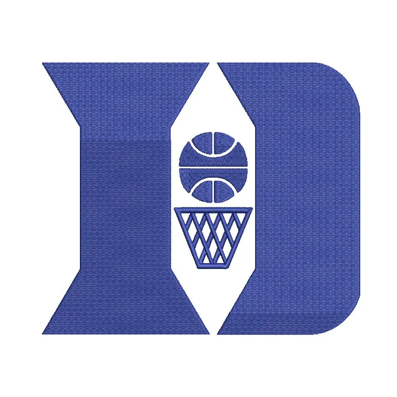 Duke Blue Devils 2015 logo embroidery design preview showcasing intricate stitching patterns for embroidery projects.
