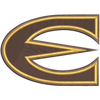 Emporia State University logo embroidery design - Embroidery Design
