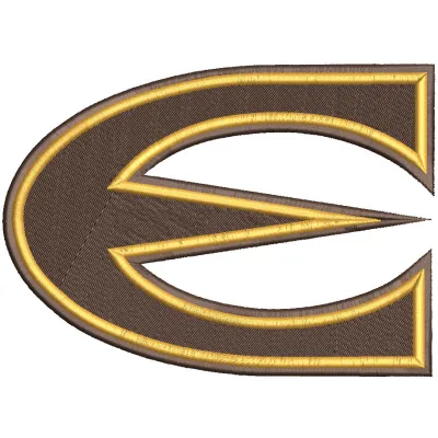 Emporia State University logo embroidery design featuring the university's emblem for college sports enthusiasts.