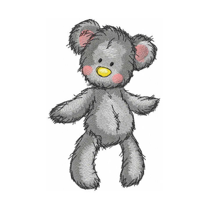 My dancing teddy embroidery design - Embroidery Design