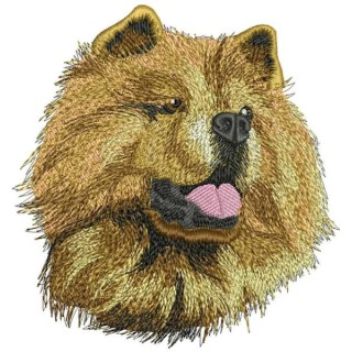 Chow Chow Dog embroidery design - Embroidery Design