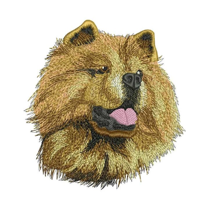Chow Chow Dog embroidery design - Embroidery Design