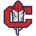 Cleveland Indians big C logo embroidery design preview for stitching on apparel and accessories.