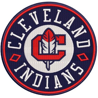 Cleveland Indians MLB logo embroidery design - Embroidery Design