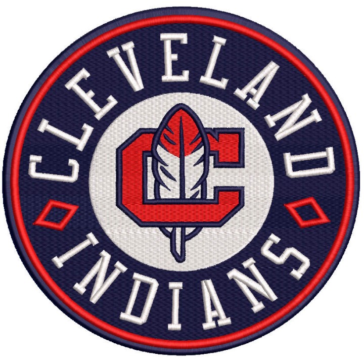 Cleveland Indians MLB logo embroidery design - Embroidery Design