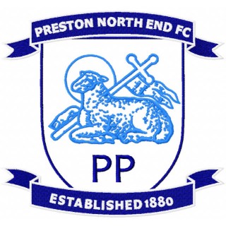 Preston north end fc logo embroidery design - Embroidery Design