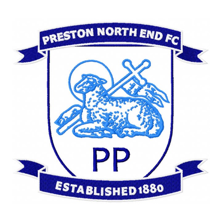 Preston north end fc logo embroidery design - Embroidery Design