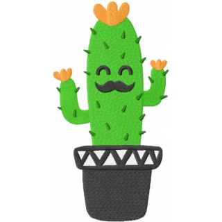 Father succulent embroidery design - Embroidery Design