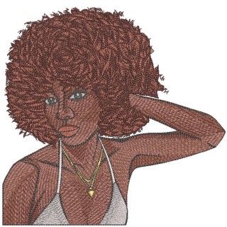 Magic of women's beauty embroidery design - Embroidery Design