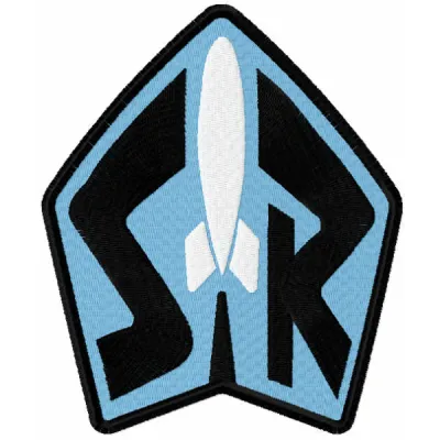 Space Ranger sign embroidery design featuring vibrant colors and playful graphics ideal for Toy Story themed projects.