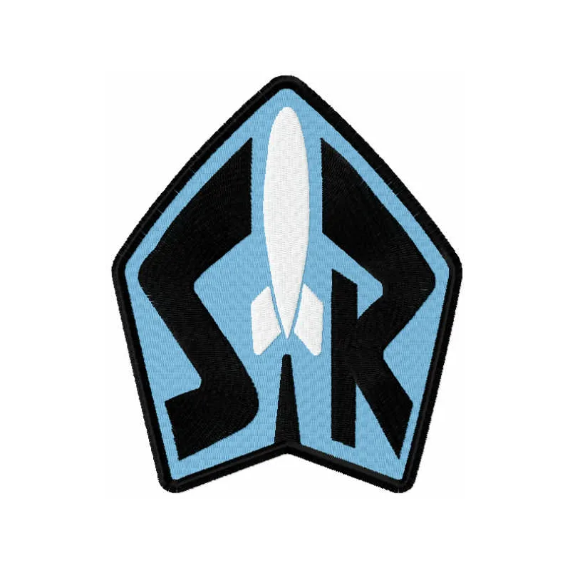 Space Ranger sign embroidery design featuring vibrant colors and playful graphics ideal for Toy Story themed projects.