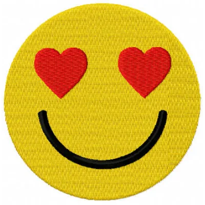 Preview of the Loving Yellow Smile embroidery design, featuring cheerful motifs for FSL and decorative stitching.
