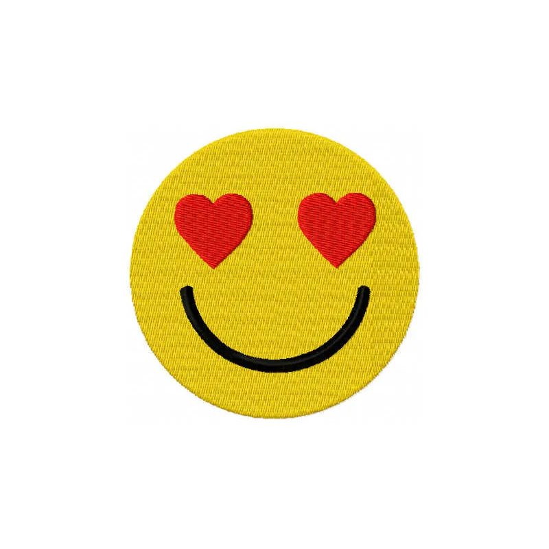 Preview of the Loving Yellow Smile embroidery design, featuring cheerful motifs for FSL and decorative stitching.