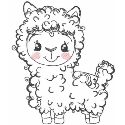 Charming farm-themed embroidery design featuring adorable animals, perfect for stitching on t-shirts and tote bags.