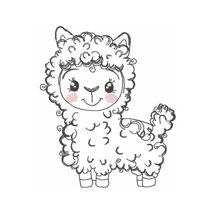 Farm cute embroidery design - Embroidery Design