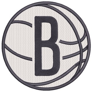 Brooklyn Nets Alternate Logo 2025 embroidery design - Embroidery Design