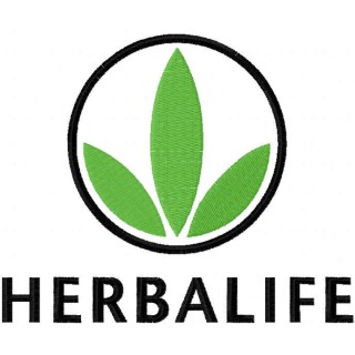 Herbalife classic logo embroidery design - Embroidery Design