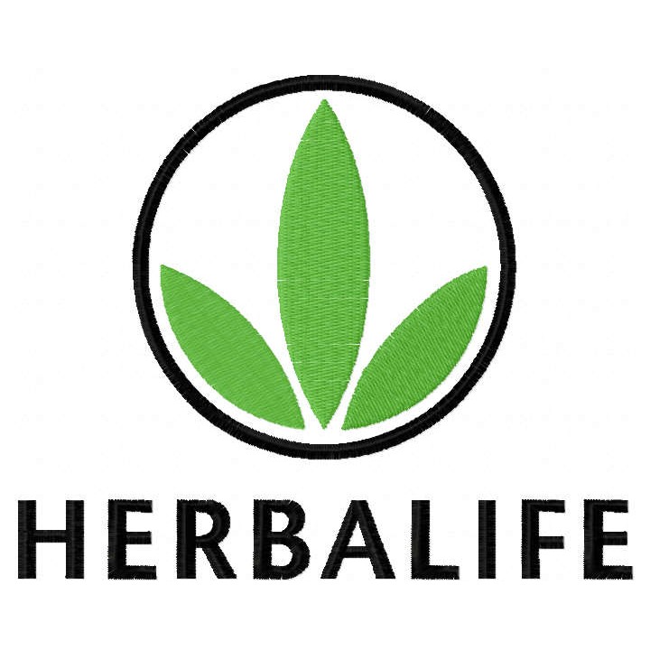 Herbalife classic logo embroidery design - Embroidery Design