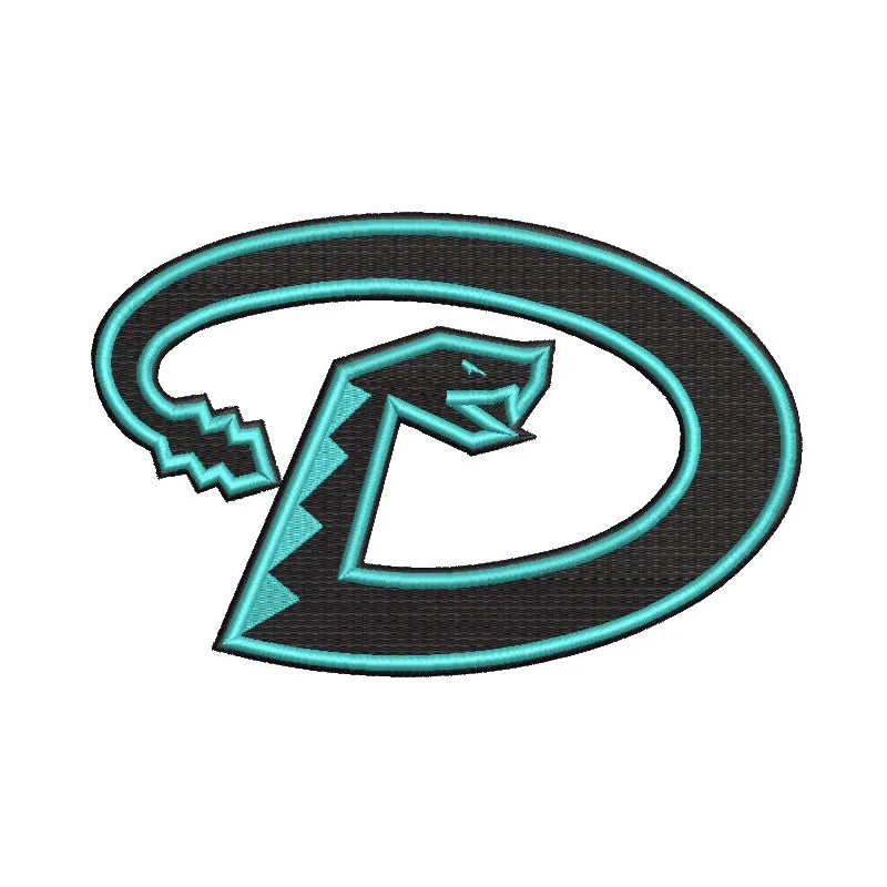 Arizona Diamondbacks alternate cap logo 2024 embroidery design, showcasing the vibrant logo for stitching on caps.