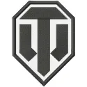 World Of Tanks logo embroidery design preview, showcasing a unique stitched motif for gaming enthusiasts.