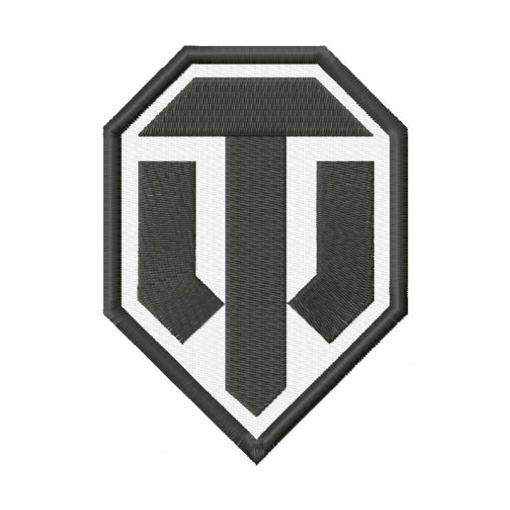 World Of Tanks logo embroidery design - Embroidery Design