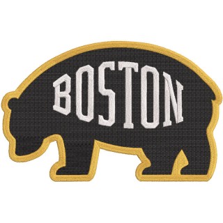 Boston Bruins Boston Bear logo embroidery design - Embroidery Design
