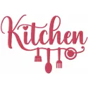 Preview of the Kitchen Love embroidery design featuring whimsical motifs perfect for kitchen decor and cooking projects.