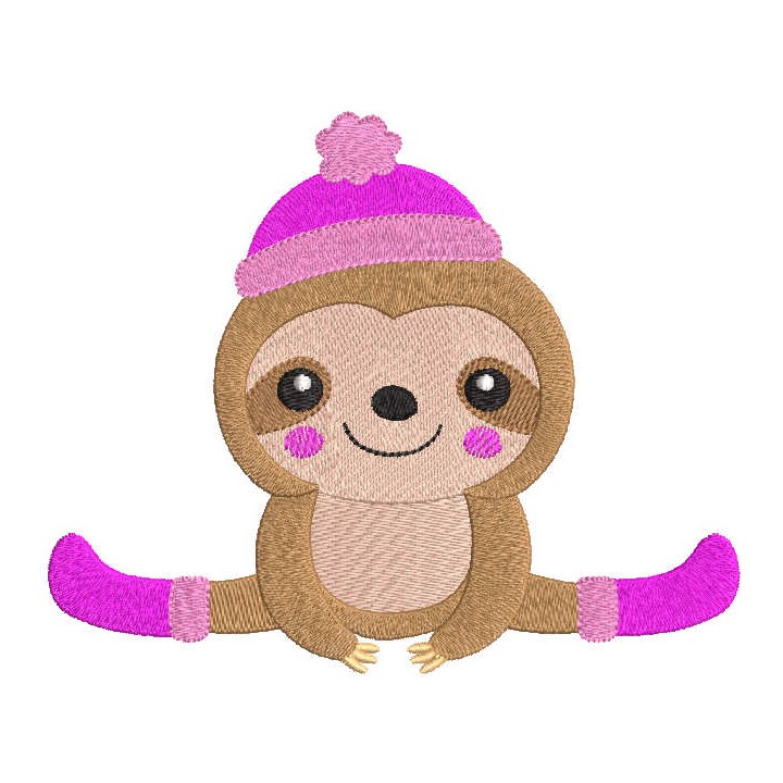 Koala autumn sport embroidery design - Embroidery Design