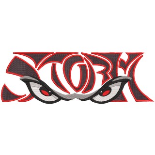 Lake Elsinore Storm Wordmark logo embroidery design - Embroidery Design