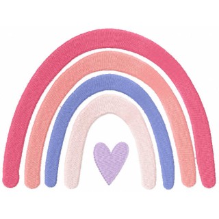Boho Rainbow embroidery design - Embroidery Design