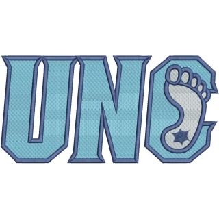North Carolina Tar Heels Logo Secondary Logo 2020 embroidery design - Embroidery Design