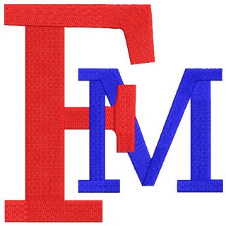 Francis Marion University logo embroidery design - Embroidery Design