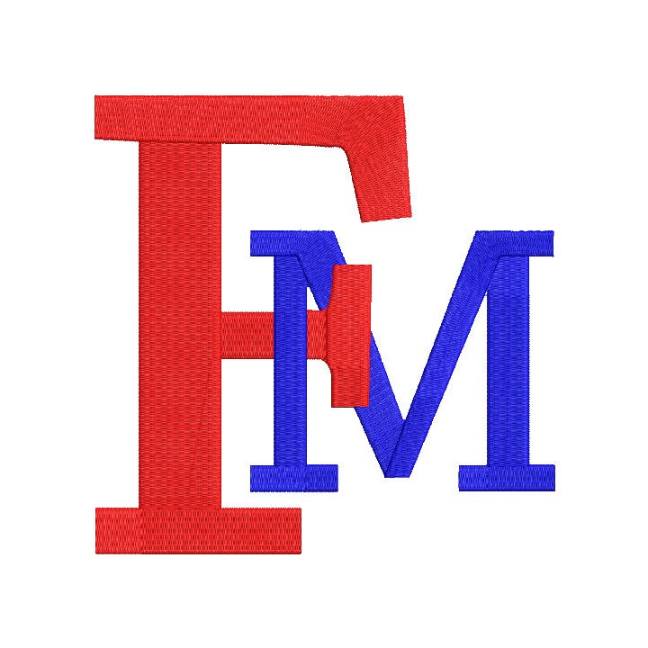 Francis Marion University logo embroidery design - Embroidery Design