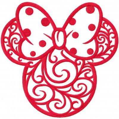 Preview of Mickey frosty patterns embroidery design featuring playful Mickey Mouse motifs for creative stitching.