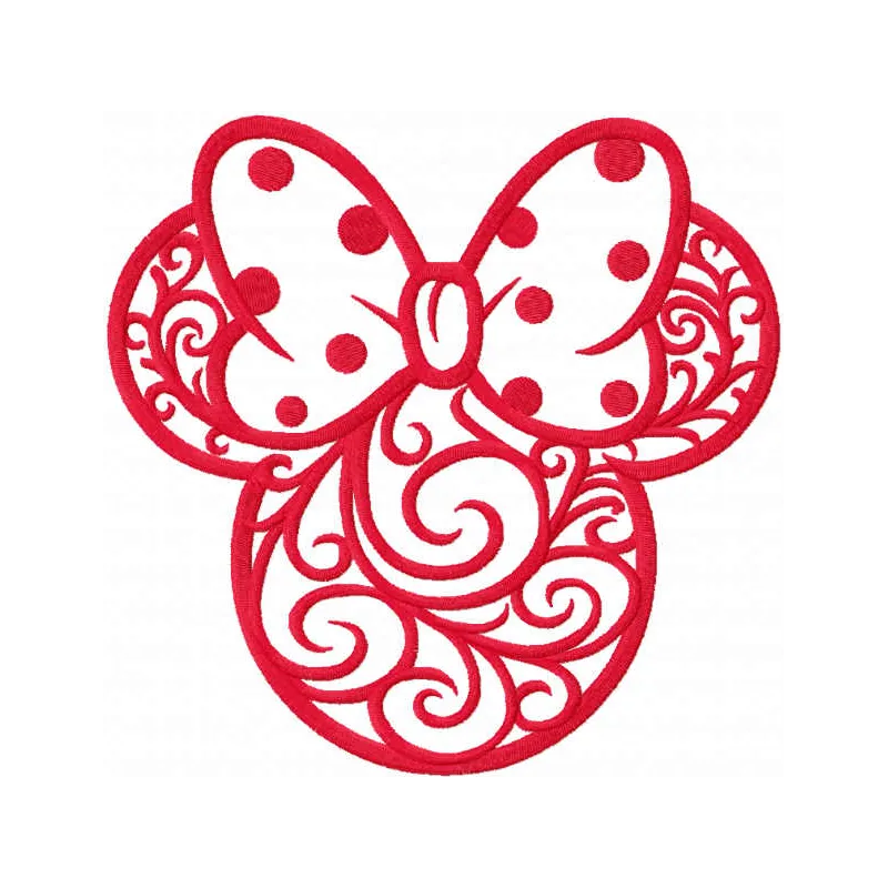 Preview of Mickey frosty patterns embroidery design featuring playful Mickey Mouse motifs for creative stitching.