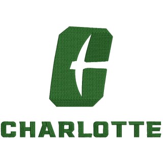 Charlotte 49ers logo 2020 alternate embroidery design - Embroidery Design