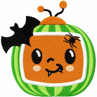 Halloween cocomelon embroidery design - Embroidery Design